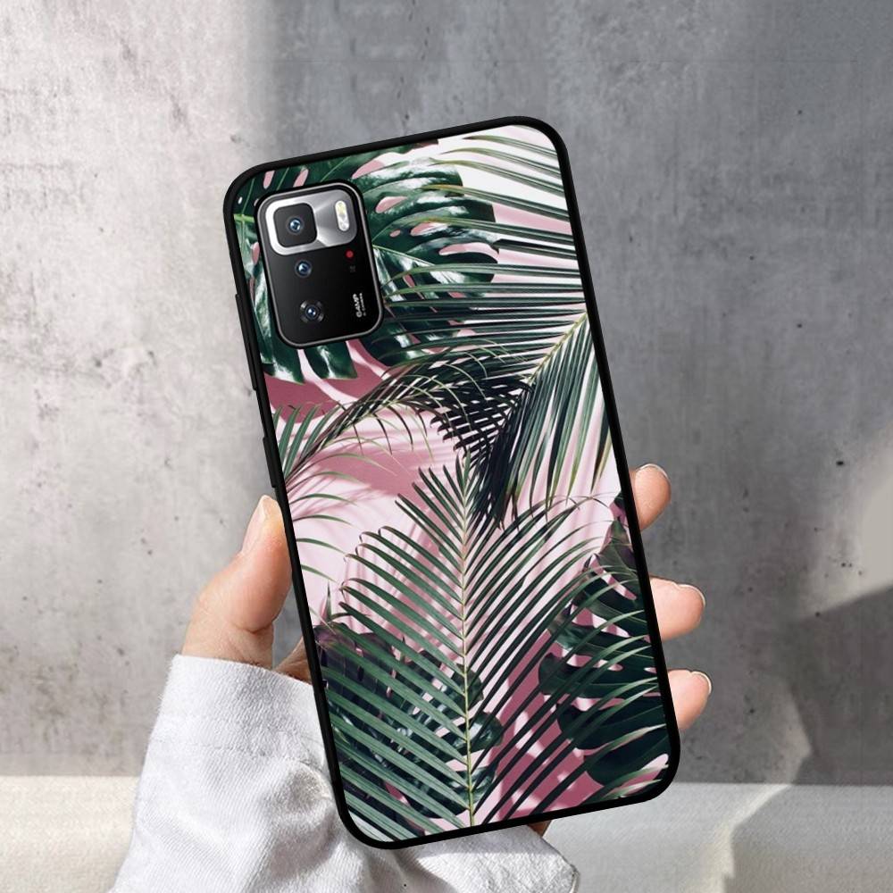 

Palm Tree Leaves Phone Case For Redmi Note 4 X 5 A 6 7 8 T 9 9S 10 11 11S 11Epro Poco M3 Pro Redmi Note 9s