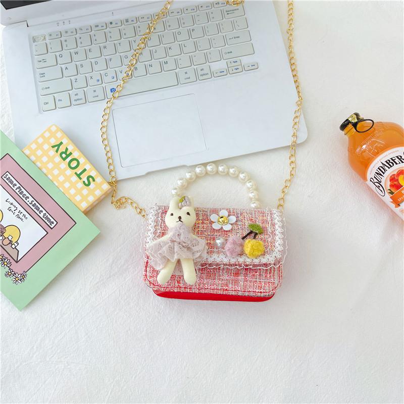

Adorable Children s Pearl Handbag With Sequins And Cute Bunny Design Perfect For Spring 2023 Girls Travel Small Bag Red Purple