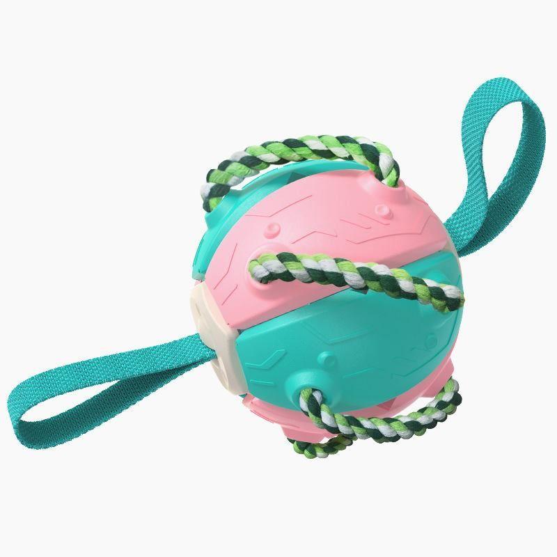 

Pet Supplies Factory New Best Selling Amazon Cross-Border UFO Outdoor Training Interactive Frisbee Football Dog Toys Pink Blue
