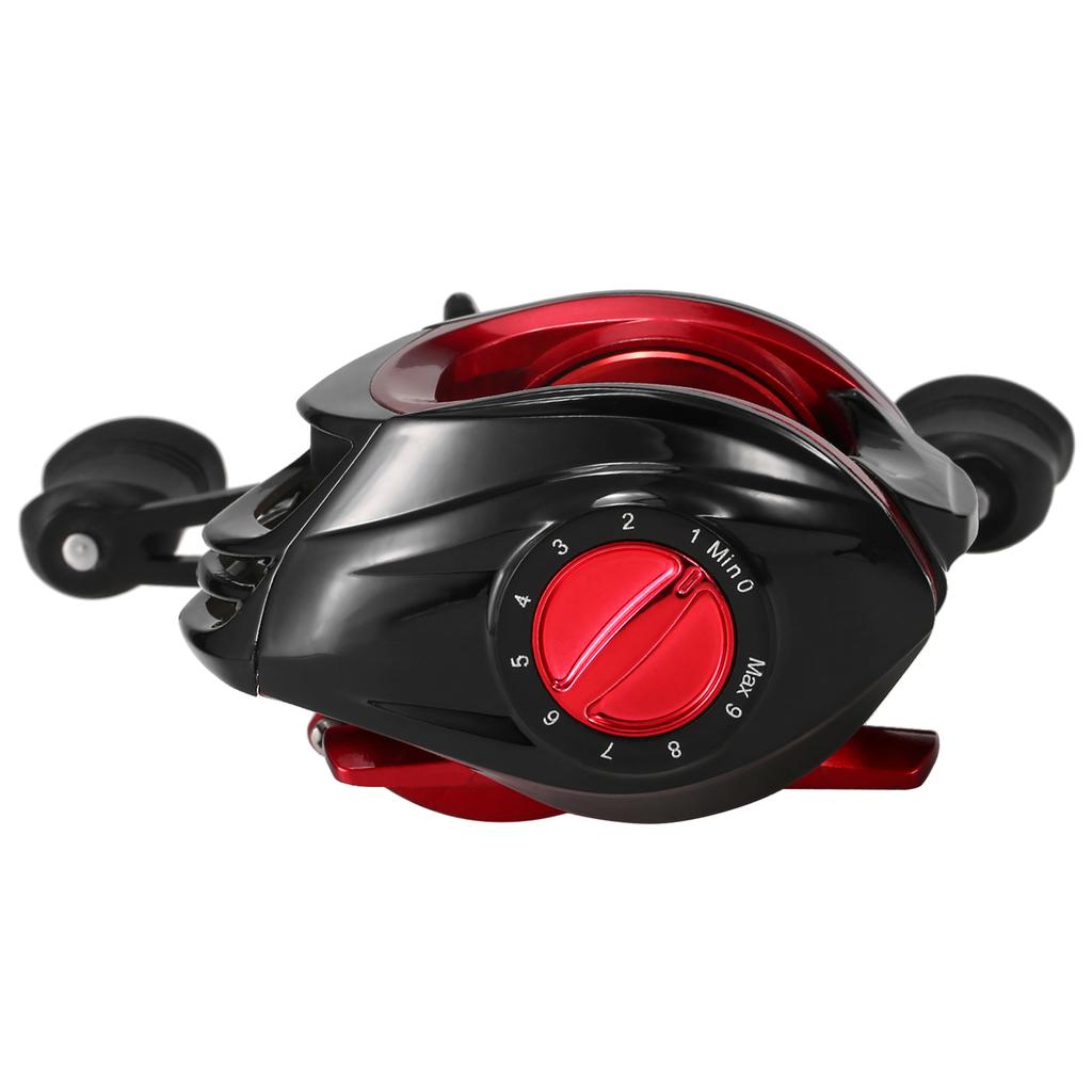 Baitcasting Reel 18+1BB Bea s Baitcasting Fishing Reel High Speed 7.2: 1 Gear Ratio Magnetic Brake System Baitcaster Reel