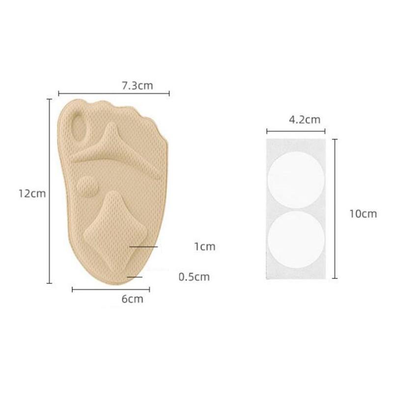 Women High Heel Forefoot Pad for Shoes Insert Half Insoles Plantar Fasciitis Pain Relief Comfortable Foot Care Massaging Toe Pad