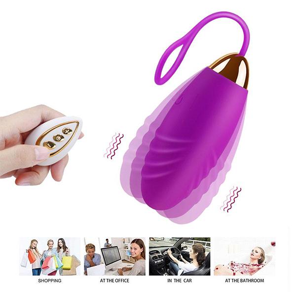 Wibrator Egg Vagina Massager Stymulator łechtaczki Sterowanie bezprzewodowe Sex Toy dla kobiet Masturbacja