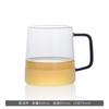 Hammer Grain Glass Cups for Men with Handles Home Drinking Cup Set Mugs High Temperature Resistant Tea Cups Coffee Mug