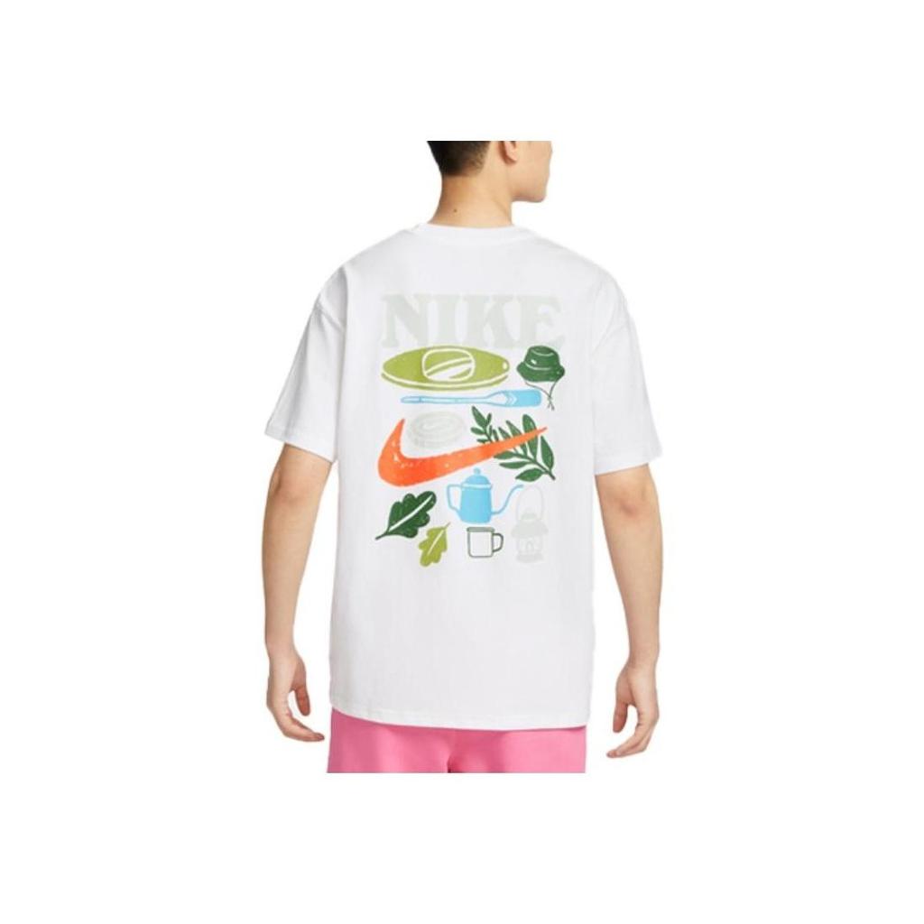 Nike Men's NSW Sole Craft T-Shirt 'White/Multi-Color' FN3700-100