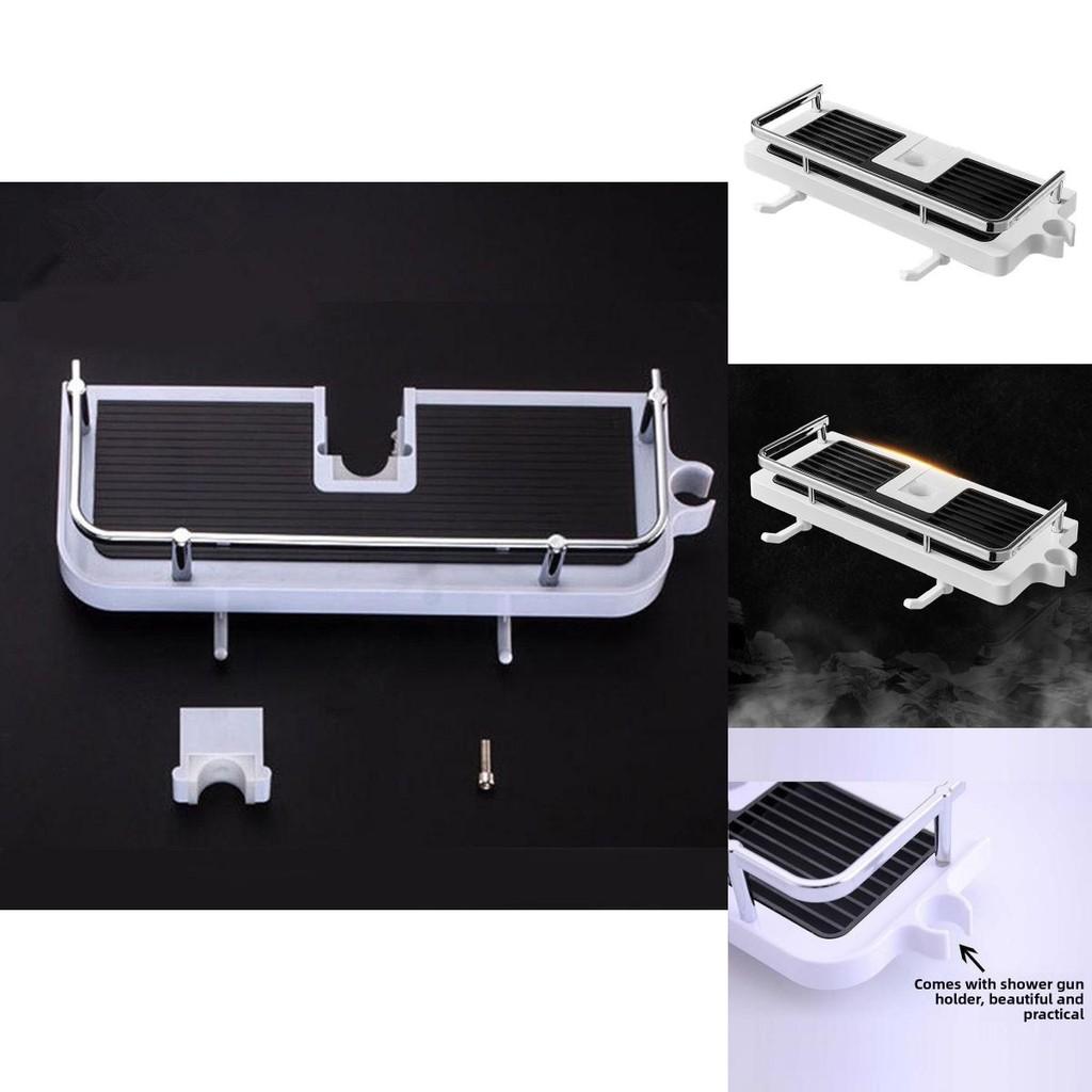 Included Bathroom Shower Shelf With For Easy Storage In Home Bathrooms