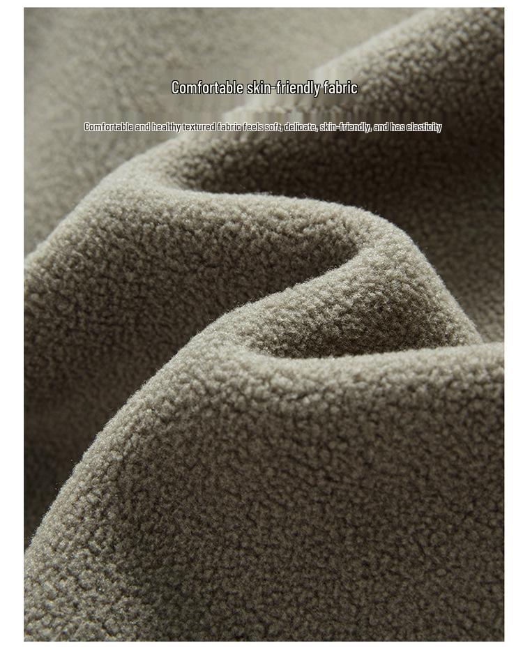 Men's and Women's Embroidered Warm Hooded Winter Fleece Jacket 8918 - Popular Internet Celebrity Style