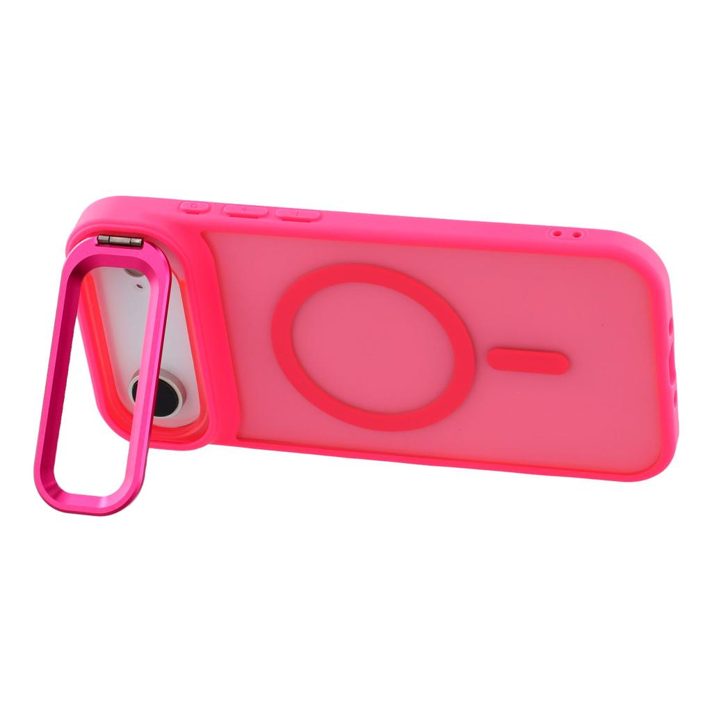 For iPhone Air Case Compatible with MagSafe Lens Kickstand TPU + PC Matte Phone Cover