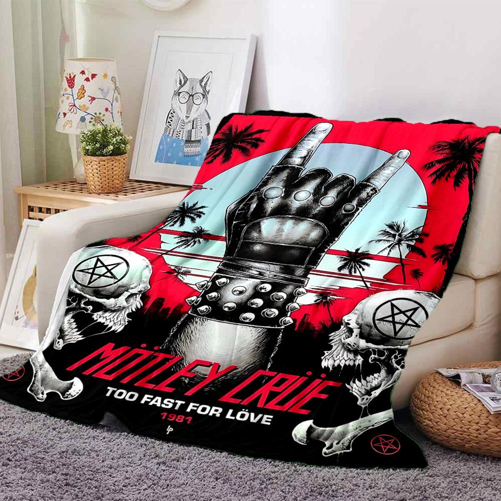 1 Stück Drachen-Gitarre-Themen-Decke Weiche Flanelldecke für alle Jahreszeiten Gemütliche Überwurfdecke mit kräftigem Grafikdruck, Reise- oder Urlaubsgeschenk für Familie & Freunde