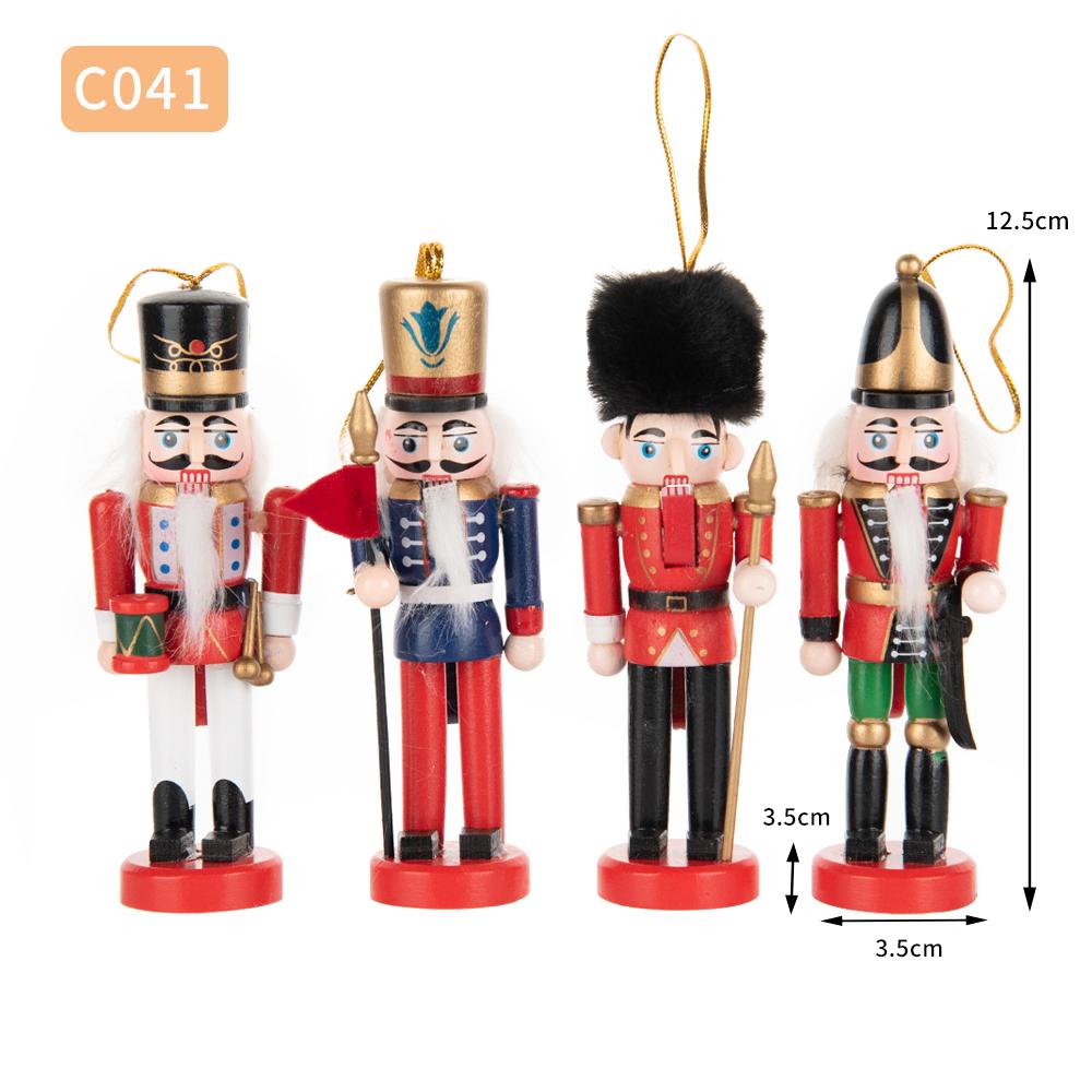 Classic Soldier Nutcracker Ornament Set