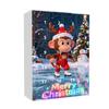 Advent Calendar Resist Monkey Wearing Christmas Hat Design 24-Day Countdown Festive Family Activity Calendar