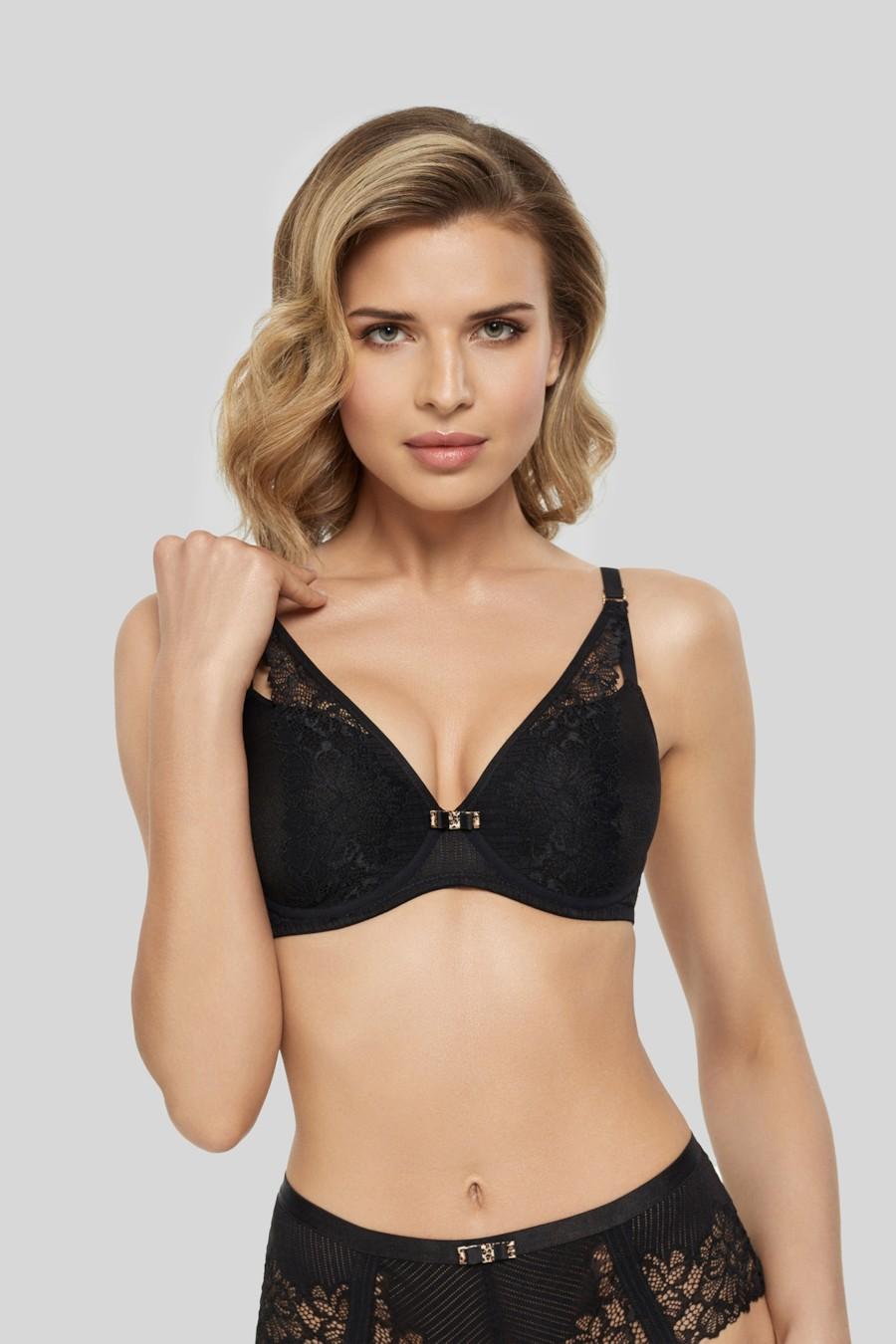 

Бюстгальтер push-up Marc & Andre (92628) 70D прозорий колір чорний