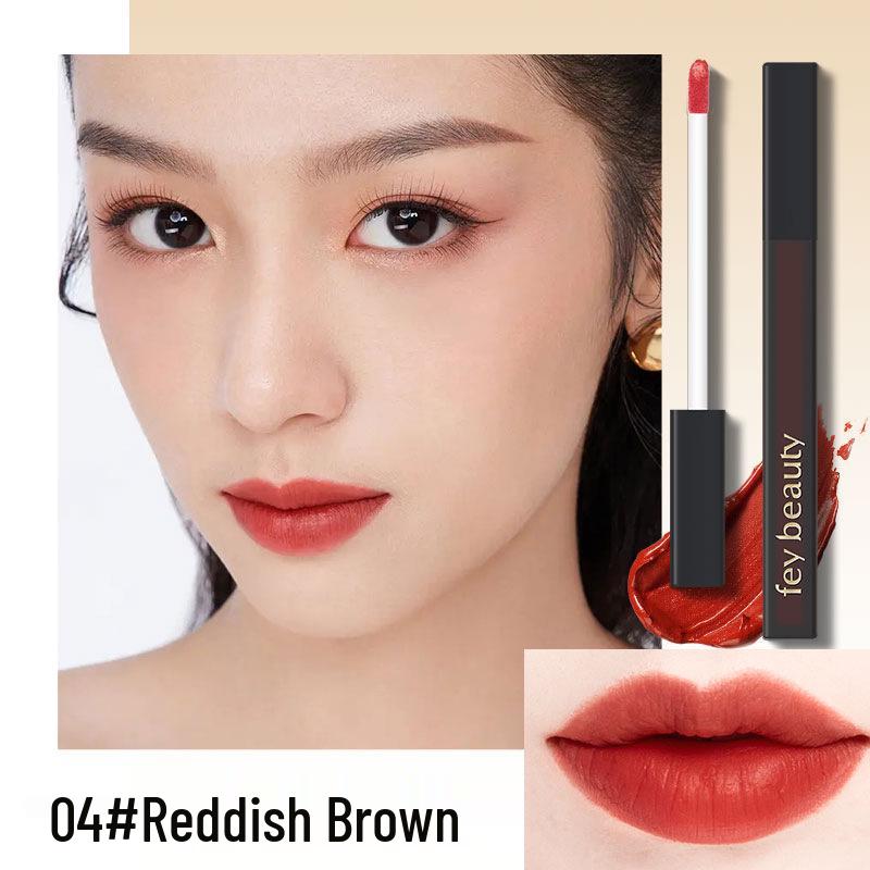 

Feimei Стойкий увлажняющий нюдовый блеск для губ - Не отпечатывается, Устойчив к выцветанию, Натуральный матовый финиш