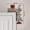 Whimsical Christmas Door Sitter - Wooden Frame Corner Decor for Mirrors, Cabinets & Furniture | Perfect Christmas Decor