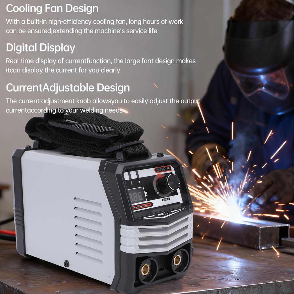 Portable Welding Machine IGBT Inverter Technology Digital Display Lightweight Compact Design Efficient Cooling Mini Welder Tools