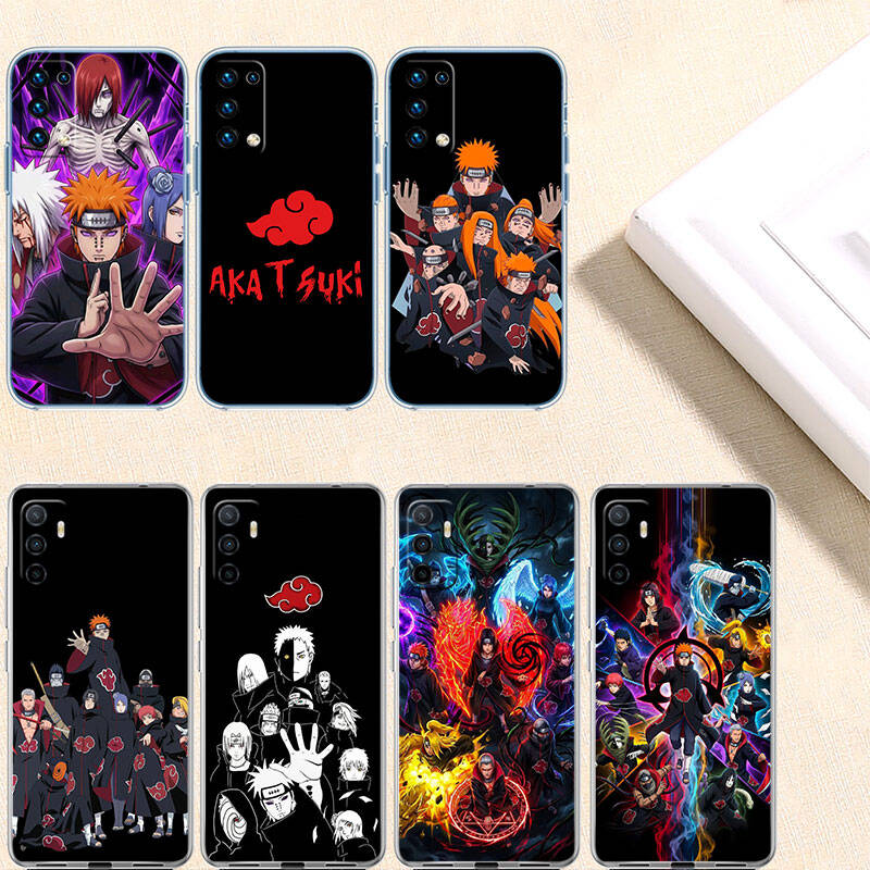 MH96 Naruto Akatsuki Case for Motorola E7 G6 G7 G8 G9 Plus Power Play G10 G20 G04 E30 E40 E22 E20 E13 E15 G22 G23 G05 G75 G35 G55