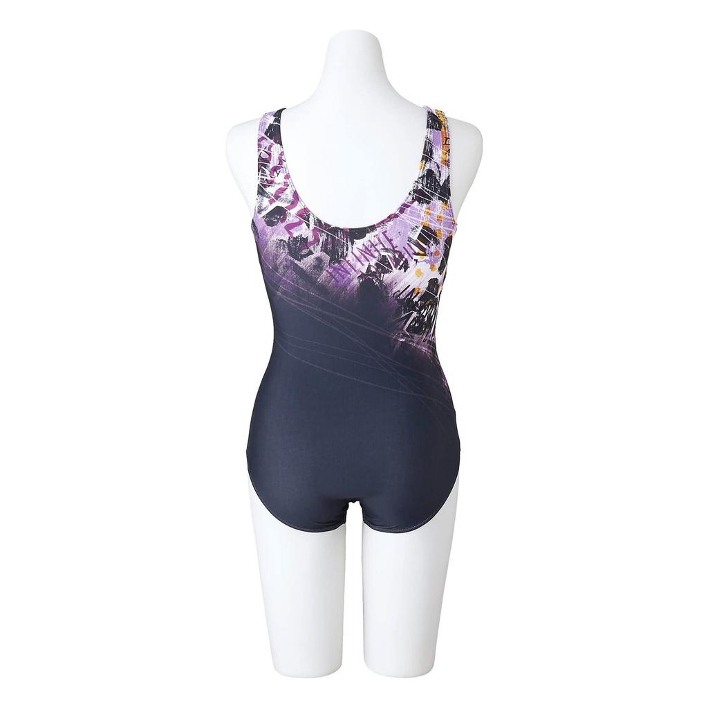 Mizuno Swimsuit for Gym Size 09 Women's One-Piece (U-Back) Use, Black, L, N2JAA321,