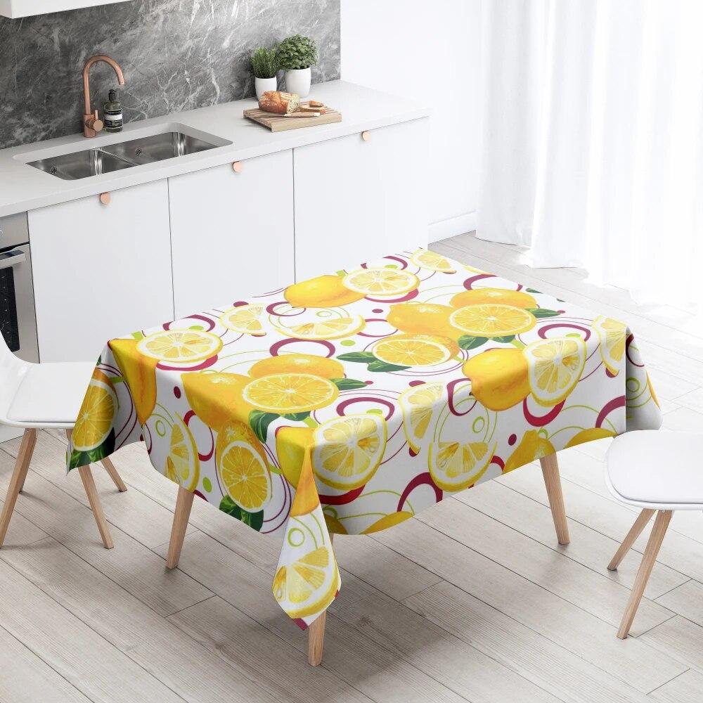 

Скатерть с изображением животных из мультфильма, домашний декор, устойчивая к пятнам водонепроницаемая скатерть для украшения стола, прямоугольная кухонная столешница для камина 140x180cm