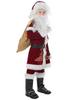 Completo Natalizio Uomo Taglie Forti: Stampa di Babbo Natale con Barba – Opzione Genitore-Figlio Disponibile.