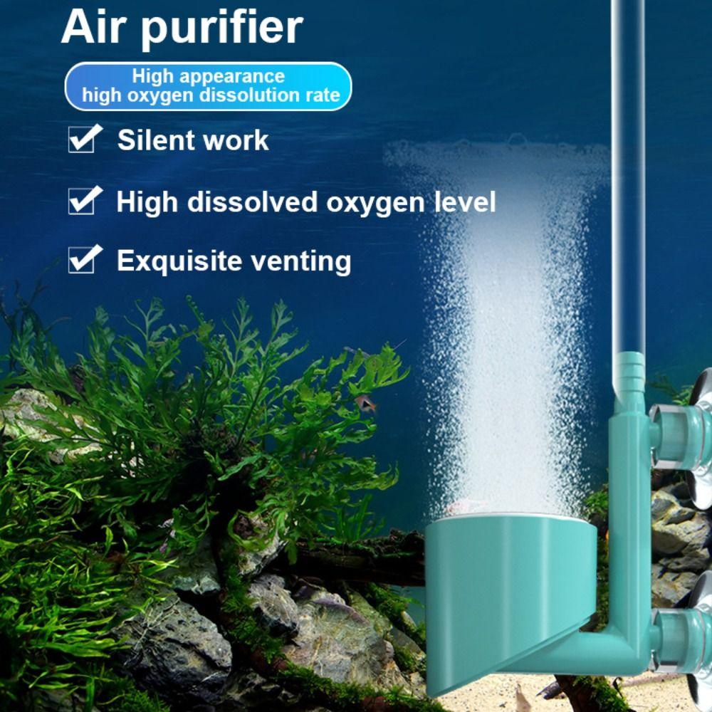 Silent Work Aquarium Air Pump Mini Fish Tank Bubbler Premium Air Diffuser Home