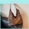 Borsa Tote Stampa Leopardo da Donna con Chiusura Magnetica e Grande Capacità per Uso Quotidiano