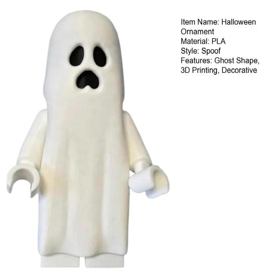 Halloween Ornament Ghost Fun Haunted House Decor 3D Printed Naughty