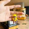 4Pcs  Model Cute Kawaii Baby Doll Keychain Weird But Funky Handmade Black Baby Doll Keychain Funny Pendant Bag Charm