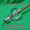 Portable Billiard Strokes Exerciser Clear Pool Cue Strokes Trainer Billiard Strokes Aiming Practice Tool Easy to Use