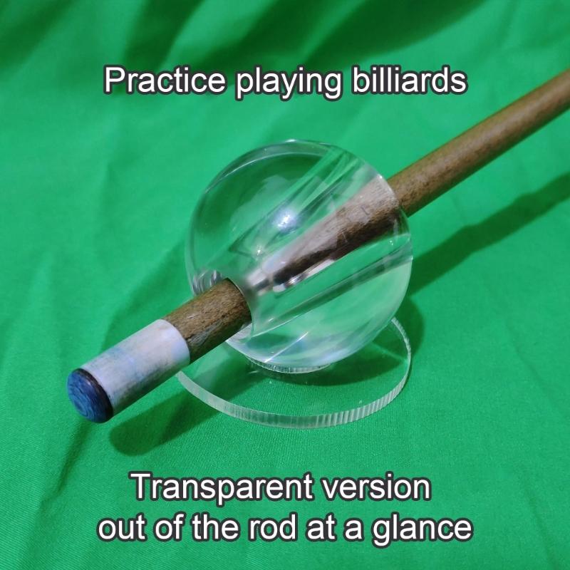 Portable Billiard Strokes Exerciser Clear Pool Cue Strokes Trainer Billiard Strokes Aiming Practice Tool Easy to Use