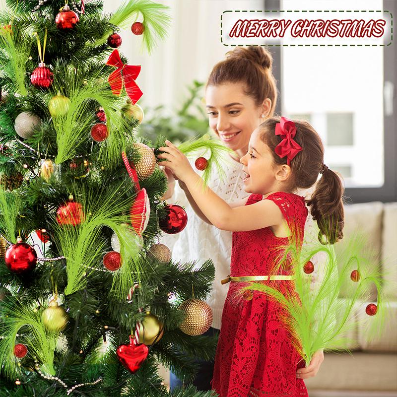 2PC Firework-Inspired Wall Decorations Holiday Mall Decoration Supplies Realistic Silk Reeds for Events Durable & Safe 43cm