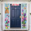 Door Couplet Banner New Year Decoration 2pcs Fabric Indoor Outdoor Home Decor Hanging
