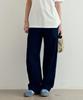 MIND BRIDGE WOMEN [W] Curved Cut Wide Pants - 2 Colors
