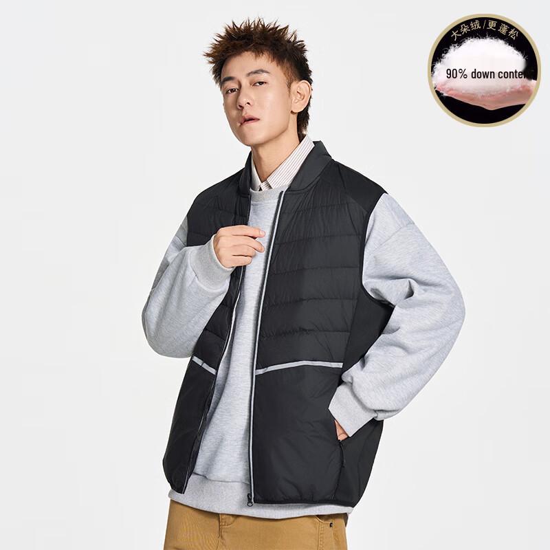 Fengmao Men's Autumn/Winter Baseball Collar Down Vest