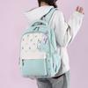 New fashion backpack, light primary school bag, large-capacity printed cute bunny backpack