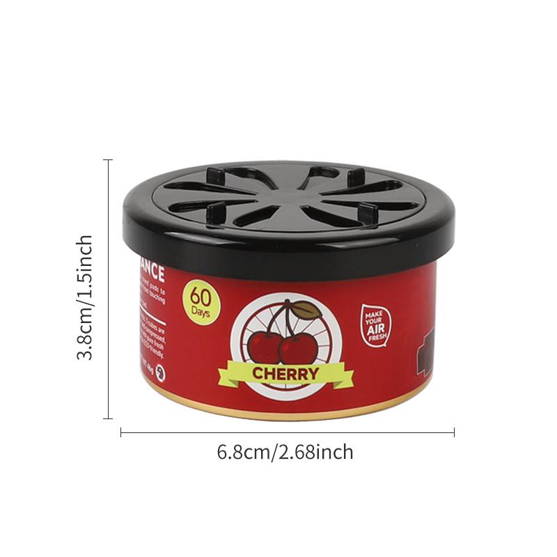 Cherry scented Car air freshener automobile perfume wood block essential oil diffusion fragrance long-lasting  elimination odor