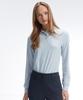 MONDAYFLOW Light Stretch Long Sleeve Top_Light Blue