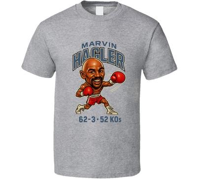 Marvin Hagler Karikatur Boxrekord T-Shirt Unisex T-Shirt