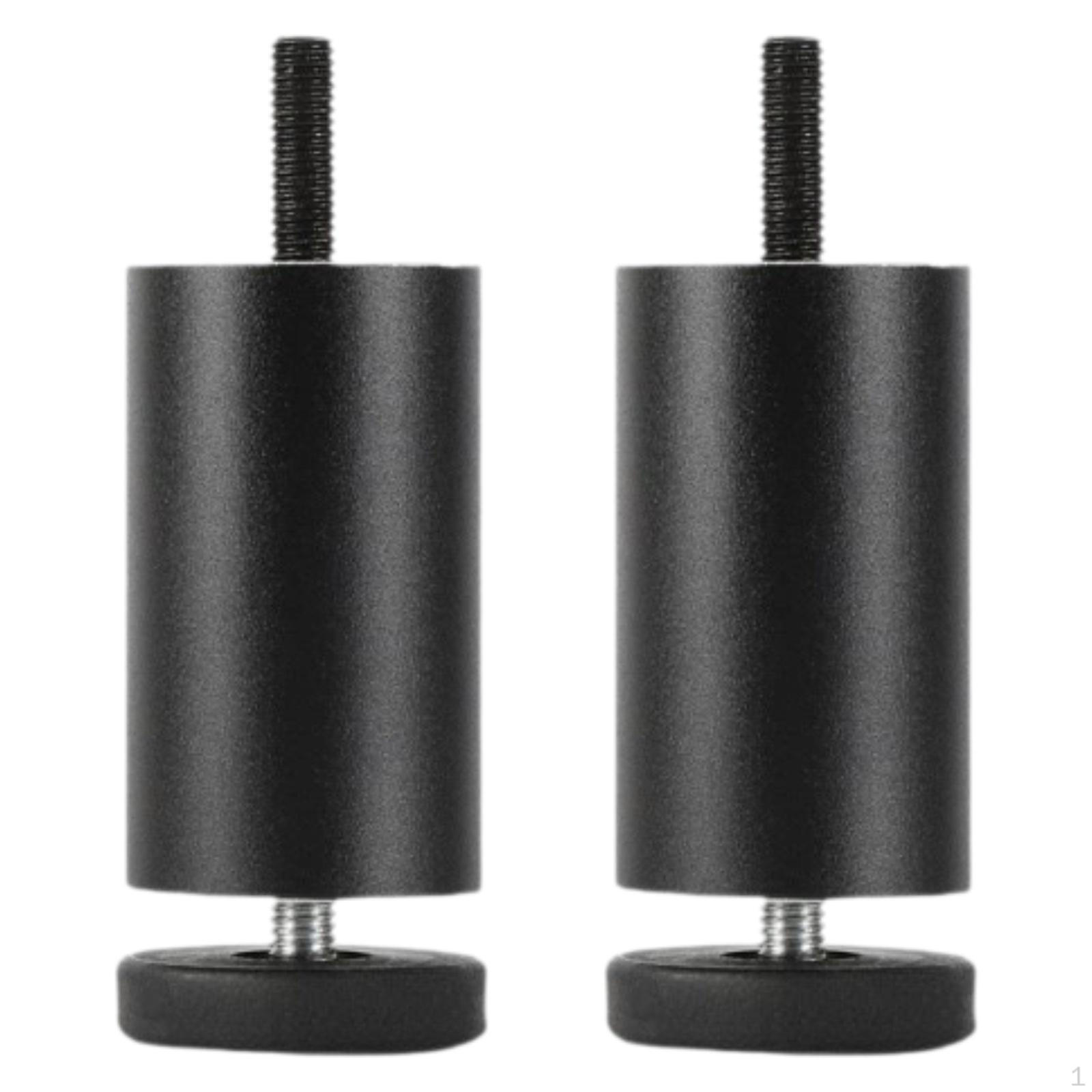 

2 шт. регулируемые ножки для мебели, сменные современные ножки для дивана, поддержка для стиральной машины Air 8cm чёрный