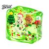 Clear Ice Cube Toy Christmas Stress Sensory Toy, Anxiety Relief with Gadget Snowman Tree Snowflake, Squeeze Xmas Stocking Stuffers Holiday Party