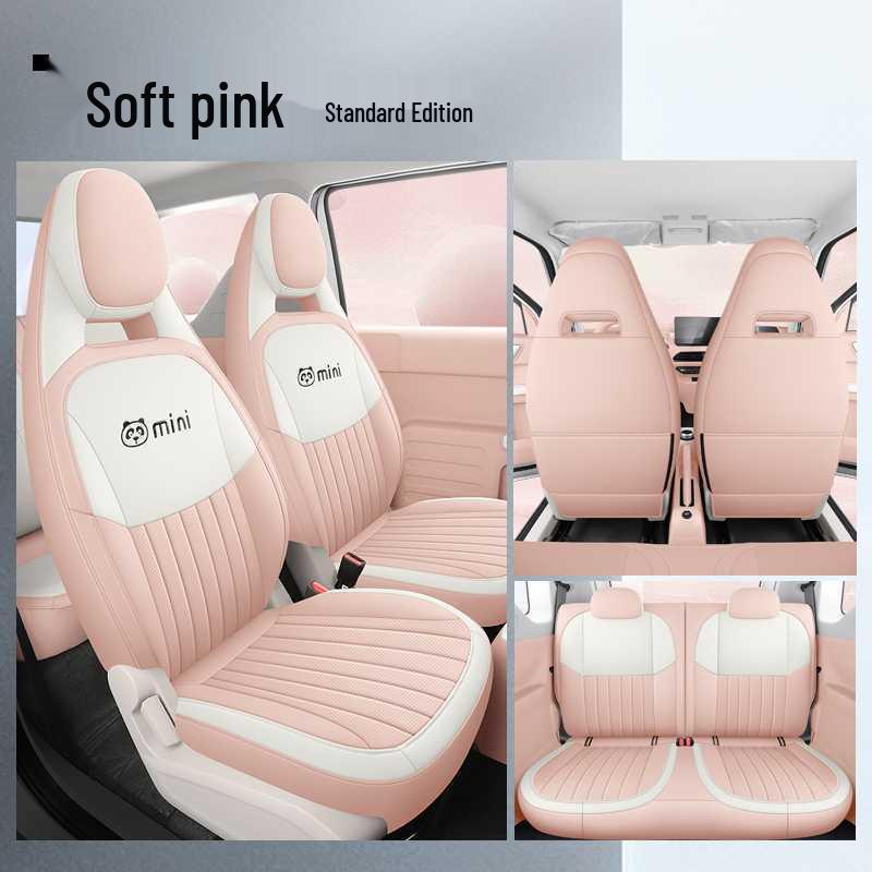 Applicable Panda Mini Leather Seat Cover - Full Coverage, All-Season Cushion, Fits 26/24 New Car Models