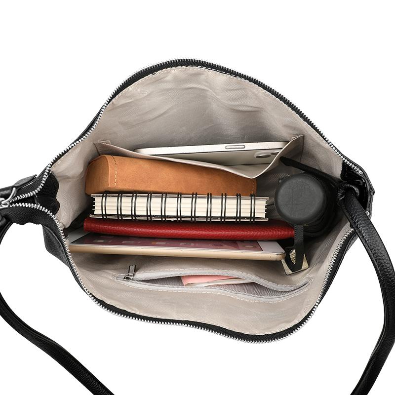 100% Genuine Leather Shoulder Crossbody Bag For Women Sac   Cow Leather Ladies Handbag Luxury Female Tote Bags
