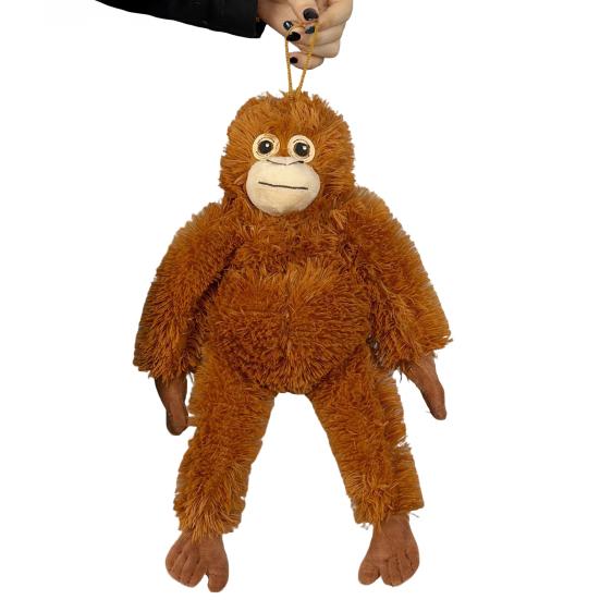 Uzun Kıllı Maymun Peluş Oyuncak Yumuşak Dolgulu Hayvan Sevimli Duygusal Destek Yastığı Rahat Sarılma Arkadaşı Çocuklar Yetişkinler İçin Hediye