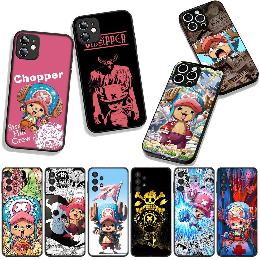 Phone Cover Tony Chopper Comics One Piece Casing for Apple iPhone 16 15 14 Plus 13 12 Mini 17 Pro Max + ProMax 16E Air 15+ Case
