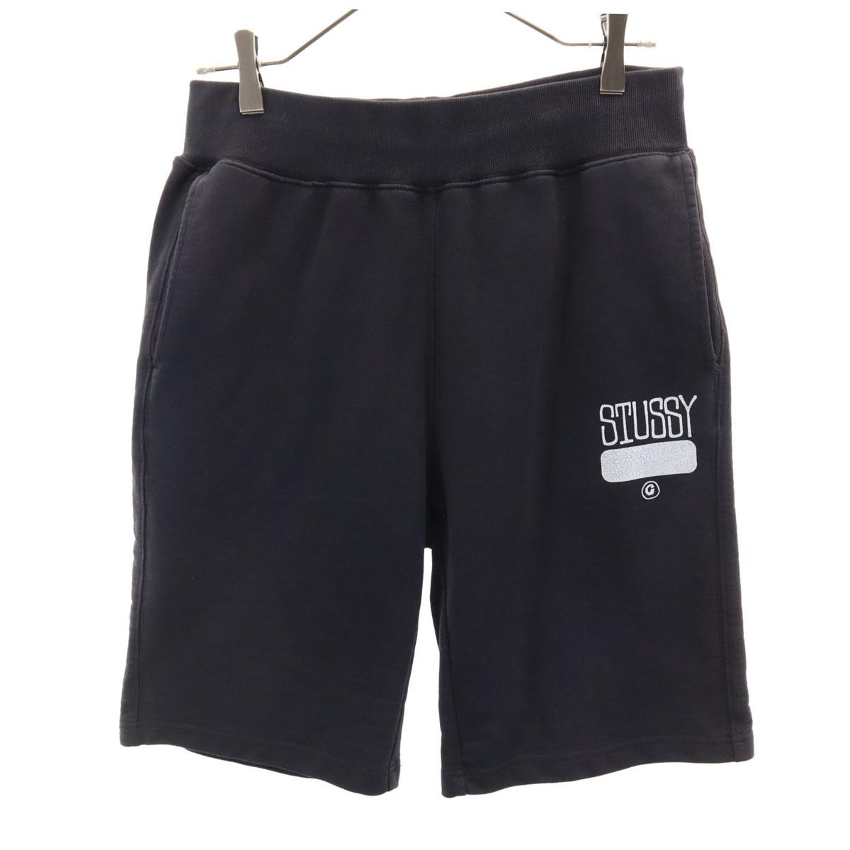 

STUSSY Sweat shorts S black Men s Used