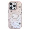 Cartoon Cat IPhone 16/15 Phone Case, Compatible with 17 Pro Max, Color-blocked Frame, Sweet and Cool 13/11 Soft Case