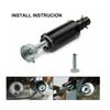 1Pc 80mm Length Exhaust Baffle Fits For 44-46mm Exhaust Pipes (Baffle O.D. 45mm) Motorcycle Accessories