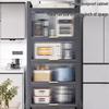 Beifu 5-Tier Slim Gap Carbon Steel Storage Cabinet