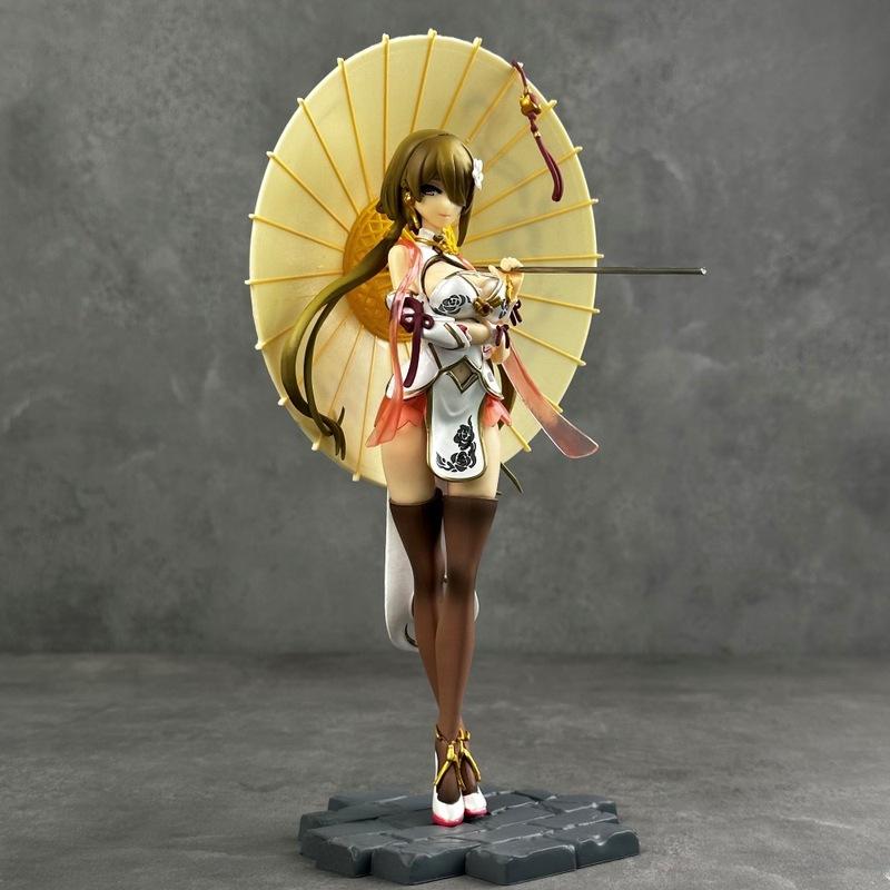 Collapse 3 Cheongsam Rita Huanxisha Handmade Ancient Style Parachute Holding Animation Anime Animation Model Ornaments
