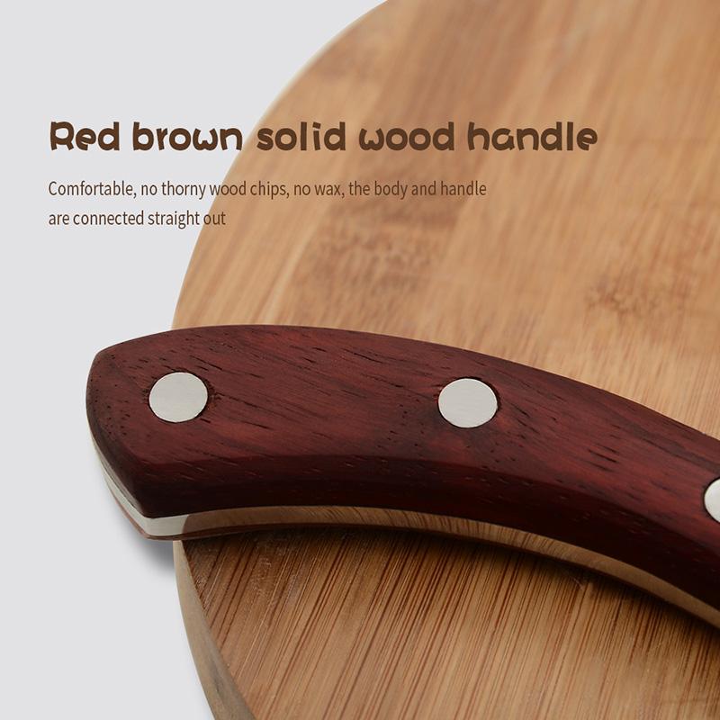 5.5 Inch Butcher Knife Handmade Forged Chef Cooking Kitchen Knives BBQ Tool Gift Leather Sheath