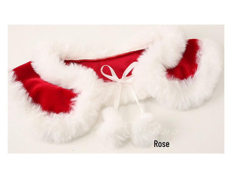 Gorgeous Velvet Lingerie: Sexy Three-Piece Bra, Short Skirt, & Christmas Naughty Set