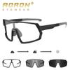 aoron PC Frame Photochromic Polarized Sunglasses for Men Women Outdoor Sport Driving Fishing Skiing Glasses